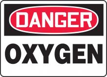 Accuform MCHL168VA - Safety Sign, DANGER OXYGEN, 7" x 10", Aluminum