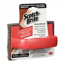 3M 7100036207 - Scotch-Brite™ Griddle Scrubber, 9537, 10.2 cm x 15.2 cm x 7.6 cm (4 in x 6 in x 3 in)