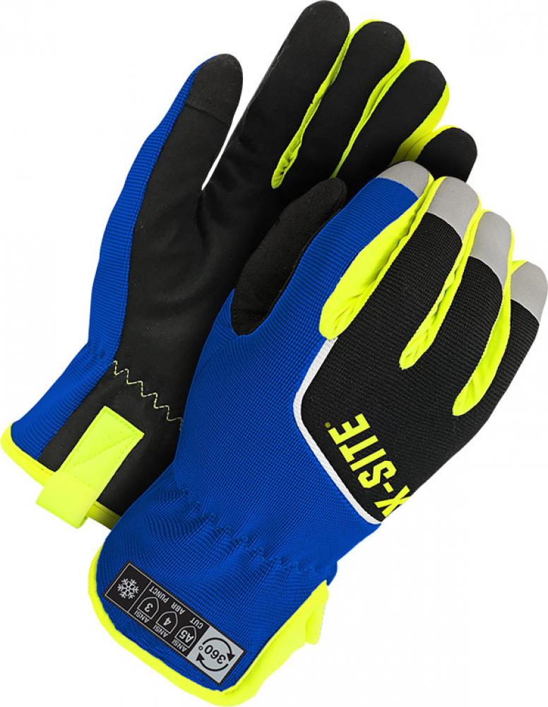 Mechanics Glove 360 Cut Coverage Blue/Black Lined