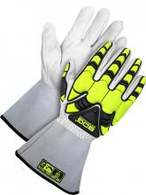 Bob Dale Gloves & Imports Ltd 20-1-1885-L - Goatskin Cut Resistant 5" Gauntlet w/ Backhand Protection