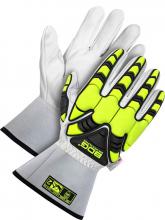Bob Dale Gloves & Imports Ltd 20-9-1883-L - Goatskin Cut Resistant 3" gauntlet w/ Backhand Protection