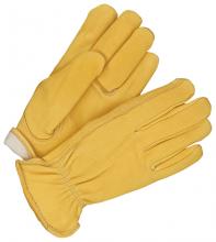 Bob Dale Gloves & Imports Ltd 20-9-365-7 - Grain Deerskin Driver Ladies Lined Fleece Tan