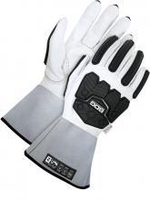 Bob Dale Gloves & Imports Ltd 20-9-5005-L - Lined Pearl Goatskin 5" Gauntlet w/Backhand Protection