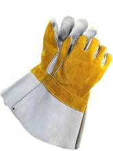 Bob Dale Gloves & Imports Ltd 64-9-AG-7-12 - Welding Glove Split Leather Gauntlet Fully Lined