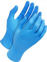 Bob Dale Gloves & Imports Ltd 99-1-6350-L - Blue Tri Polymer Powder Free Double Chlorinated Disposable