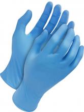 Bob Dale Gloves & Imports Ltd 99-1-6500-L - Blue Nitrile Powder Free Fully Textured Disposable