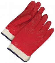 Bob Dale Gloves & Imports Ltd 99-1-830 - Coated PVC/NBR Safety Cuff Red