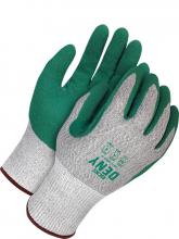 Bob Dale Gloves & Imports Ltd 99-1-9625-10 - Waterproof, Touchscreen Grey HPPE Green Sandy Nitrile Palm