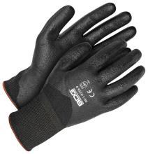 Bob Dale Gloves & Imports Ltd 99-1-9776-10 - Black 13G Seamless Knit Kevlar Cut Resistant w/ Black NPR Fo