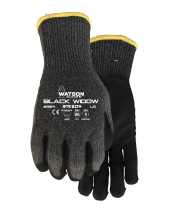 Watson Gloves 384-L - STEALTH BLACK WIDOW ANSI A6-LARGE
