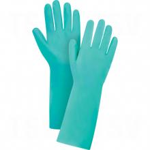 Zenith Safety Products SHF695 - GLOVE, NITRILE UNLINED,22-MIL, 15" GRN, SZ 10