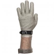 Dynamic Safety GPUSM1305/L - US MESH  STAINLESS STEEL MESH GLOVE WITH ADJUSTABLE SNAP-BACK STRAP CLOSURE - FOREARM LENGTH