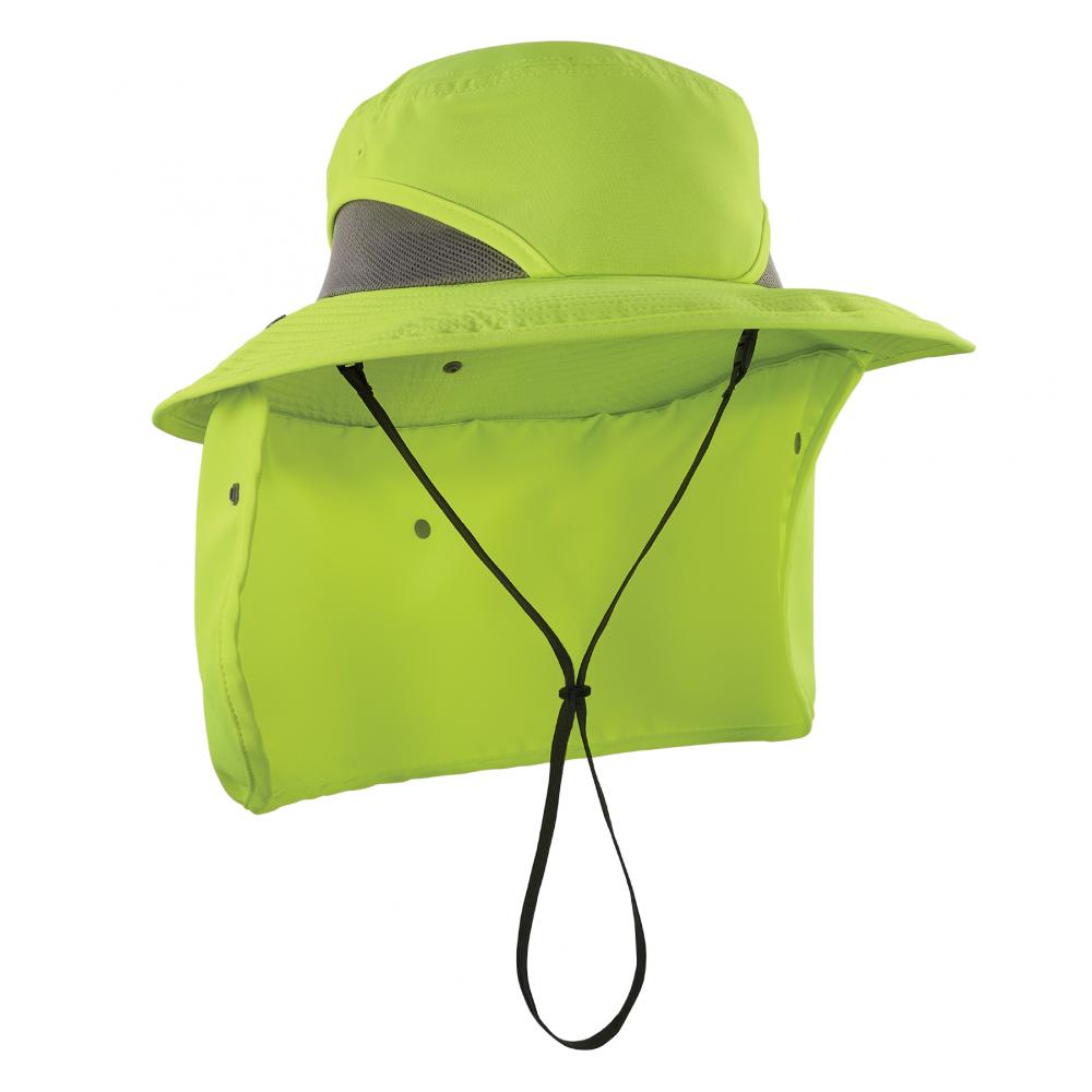 8934 S/M Lime Ranger Hat - Neck Shade