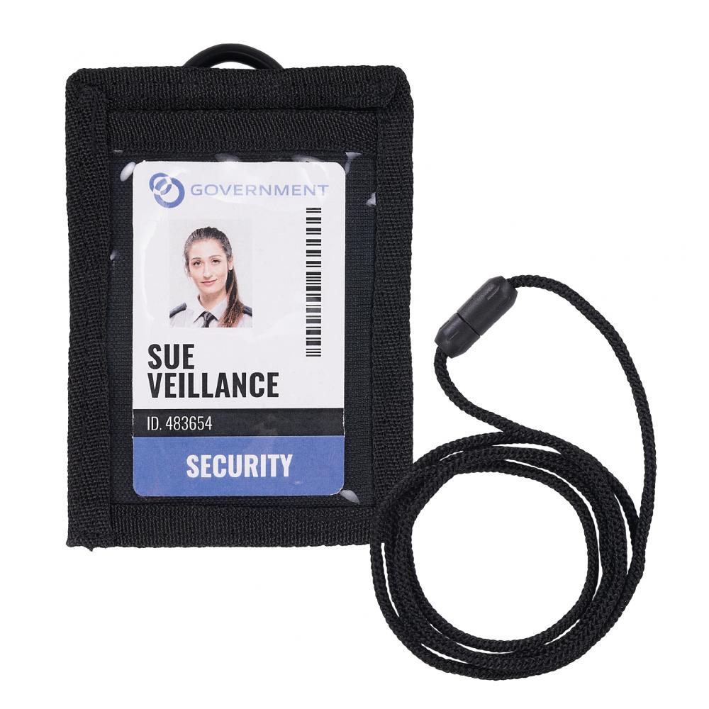 3389 Black Wallet ID Badge Holder