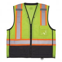 Ergodyne 23033 - 8251HDZBK S/M Lime Hi Vis Safety Vest