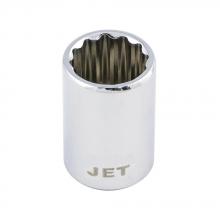 Jet - CA 672623 - 1/2" DR Chrome Socket - Metric - Regular - 12 point - 23 mm