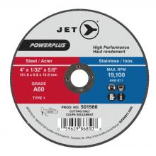 Jet - CA 501066 - 4 x 1/32 x 5/8 A60 POWERPLUS T1 Cut-Off Wheel