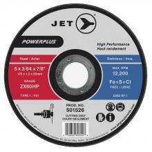 Jet - CA 501526 - 5 x 3/64 x 7/8" ZX60HP POWERPLUS T1 Cut-Off Wheel