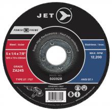 Jet - CA 500932 - 6 x 1/4 x 7/8 ZA24S POWER-XTREME T27 Grinding Wheel