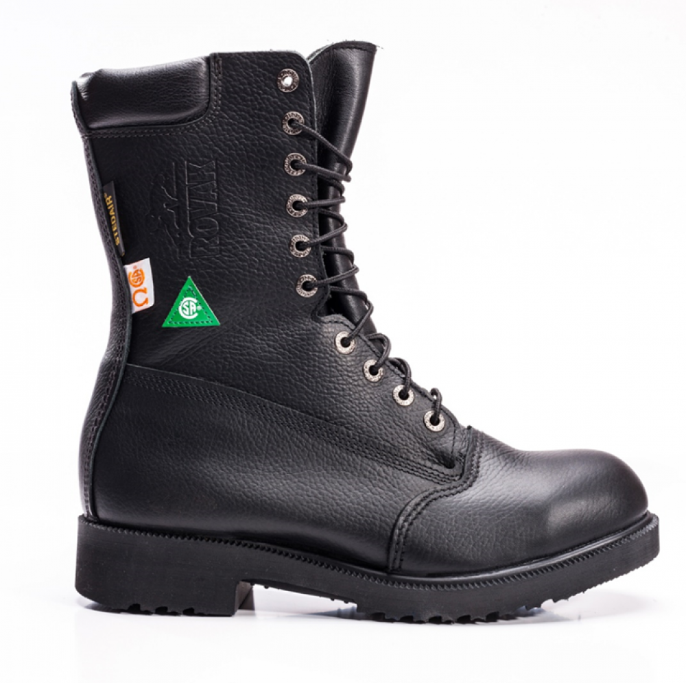 8&#39;&#39; JYGÂ® sole linemen boots, black