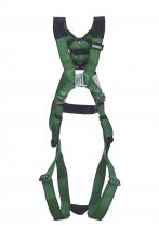 MSA Safety 10206079 - V-FORM Harness, Extra Large, Back & Chest D-Rings, Qwik-Fit Leg Straps Quick Con