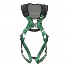 MSA Safety 10206095 - V-FORM+ Harness, Super Extra Large, Back & Chest D-Rings, Tongue Buckle Leg Stra